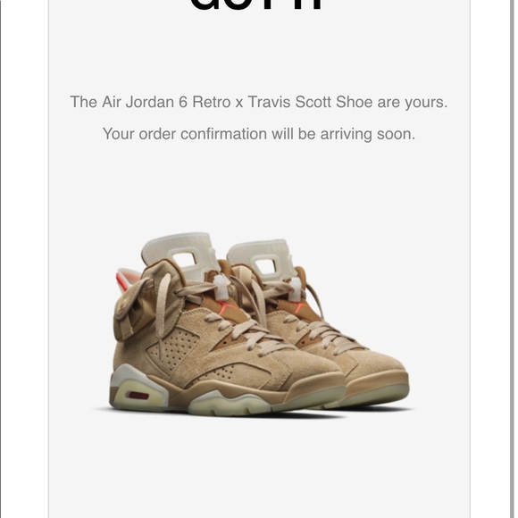 Air Jordan 6 Retro x Travis Scott W8/M6.5 - Picture 1 of 1